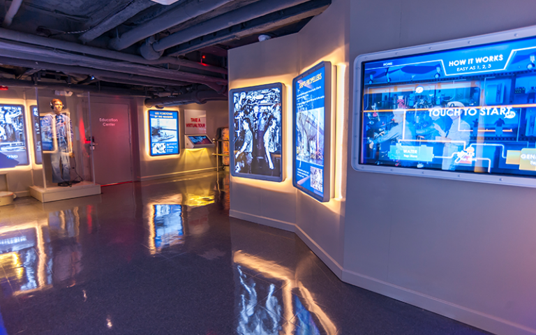 USS Yorktown – Engine Room Exhibit | 4Cast Signs